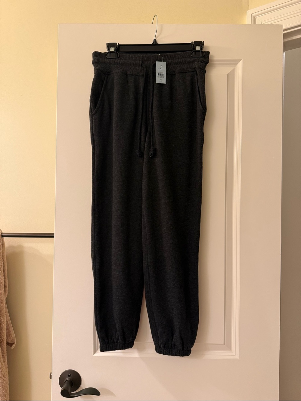 Lou & Grey Dark Charcoal Cozy Jogger Pants